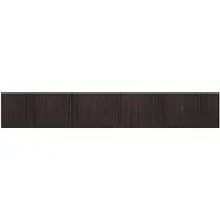 vidaXL Matta rektangulär mörkbrun 80x1000 cm bambu