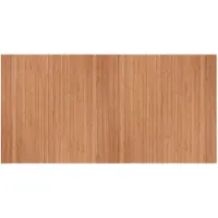 vidaXL Matta rektangulär naturlig 100x200 cm bambu