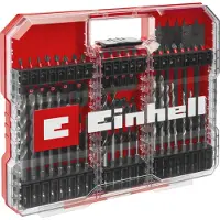 Einhell 108798 95-delar Borr- & bitssats Metall, Sten, Betong, Trä, Murverk 3 mm, 4 mm, 5 mm, 6 mm, 7 mm, 8 mm, 9 mm, 10 mm, 12 mm, 14 mm, 16 mm, 18 mm, 22 mm