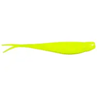 Z-Man Mjukbetes Jerk ShadZ 4 Tum 5/Pack Hot Chartreuse (0092)