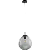 TK Lighting Glas pendellampa Sol , dimbar, Aluminium / grå / zink, Vardagsrum / matsal, Glas, Modern, Pendellampa