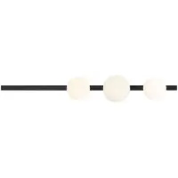 Aldex Vägglampa Garda 3 , dimbar, Svart, Vardagsrum / matsal, Metall, Modern, Vägglampa, vägglampa inomhus