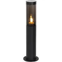QAZQA Modern utomhusstolpe svart 45 cm IP44 - Rox
