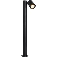 QAZQA Stående utomhuslampa svart 80 cm AR70 justerbar IP44 - Solo