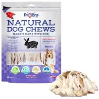 Frigera - Natural Dog Chews Rabbit ears with fur 250 g