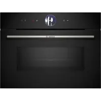 Bosch Serie 8 CMG7761B1, Inbyggd, Kombinationsmikrovågsugn, 45 l, 900 W, Inbyggd display, TFT