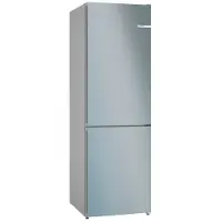 Bosch Serie | 4 KGN362LDF - Kylskåp/frys - bottenfrysskåp - bredd: 60 cm - djup: 66.5 cm - höjd: 186 cm - 321 liter - Klass D - design i rostfritt ...