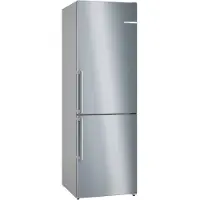 Bosch Serie | 4 KGN36VICT - Kylskåp/frys - bottenfrysskåp - bredd: 60 cm - djup: 66.5 cm - höjd: 186 cm - 321 liter - Klass C - rostfritt stål