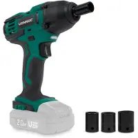 Vonroc Batteridriven mutterdragare 20V – 150Nm – Inkl. 4 hylsor | Exkl. batteri och snabbladdare