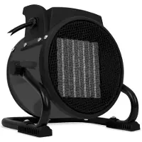 Vonroc Elektrisk värmefläkt 1000W/2000W – Keramisk – Grå