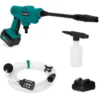 Vonroc Batteridriven högtryckstvätt 20V – 24 bar | Inkl. 2,0Ah batteri och snabbladdare