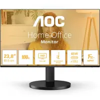 AOC B3 24B3CF2, 60,5 cm (23.8), 1920 x 1080 pixlar, Full HD, LED, 4 ms, Svart