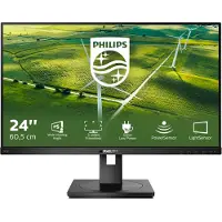 Philips B Line 242B1G - LED-skärm - 24 - 1920 x 1080 Full HD (1080p) @ 75 Hz - IPS - 250 cd/m² - 1000:1 - 4 ms - HDMI, DVI-D, VGA, DisplayPort - högtalare - svart med struktur