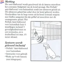 Gebr. De Boon Outdoor Bark Control för hund