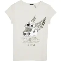 Ikks T-shirts med korta ärmar XW10132 flickor - Vit - 10 år