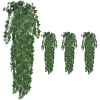 vidaXL Konstväxter murgröna 4 st grön 90 cm