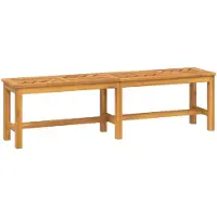 vidaXL Trädgårdsbänk 150 cm massivt akaciaträ