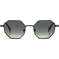 Komono Jean Black matte solglasögon