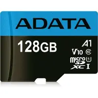 ADATA Cl10 Uhs-i 128gb Minneskort Med Adapter