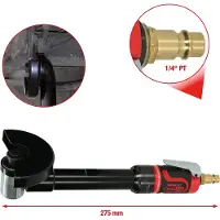 Ks Tools 515.5560 1/4 SlimPower Mini-tryckluft-stav-delade slipmaskin, lång