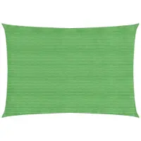 vidaXL Solsegel, 160 G/M², Ljusgrön, 4X6 M, Hdpe