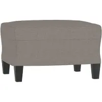 vidaXL Fotpall Taupe 60x50x41 cm tyg