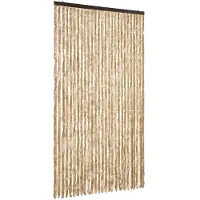 vidaXL Insektsdraperi beige 118x220 cm chenille