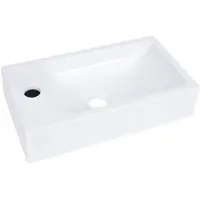 vidaXL Tvättställ 400x220x90 cm SMC vit