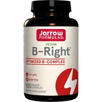 Jarrow Formulas , B-Right, 100 vegetabiliska kapslar