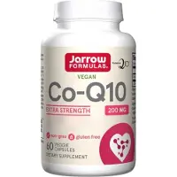 Jarrow Formulas , Vegan Co-Q10, 200 mg, 60 Veggie Kapslar