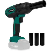 Vonroc Batteridriven mutterdragare 20V – 4 inställningar: 100/200/300/400Nm – Inkl. 4 hylsor | Exkl. batteri och snabbladdare