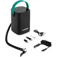 Vonroc Batteridriven minikompressor 12V med inbyggt batteri | Digital display/mätare