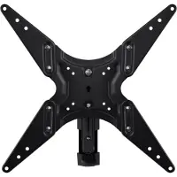 Macleans MC-784 - Monteringssats (monteringsarm för enkel skärm) - för platt panel - metall - svart - skärmstorlek: 32-55 - väggmonterbar
