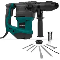 Vonroc Borrhammare 1800W – 6 Joule – SDS plus – 4 funktioner | Inkl. Borrar och mejslar