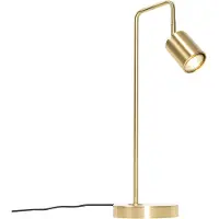 QAZQA Smart bordslampa mässing justerbar inkl Wifi GU10 - Java