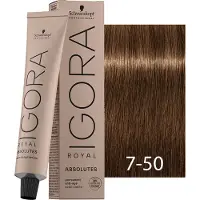 Schwarzkopf Professional Igora Royal Absolutes 60 ml 7-50 Blond Medium Golden Natural