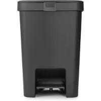 Brabantia StepUp pedalkärl 25 l Dark Grey 800269