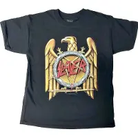 Ginza.se Slayer: Kids T-Shirt/Gold Eagle (Black) (9-10 Years)