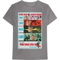 Ginza.se James Bond 007: Unisex T-Shirt/You Only Live Twice (Charcoal Grey) (X-Large)
