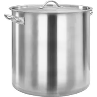vidaXL Gryta 71 L 45x45 cm rostfritt stål