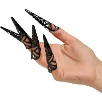 Sex & Mischief Metall Sensory Finger Tips - Svart - Svart