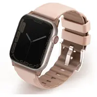 Uniq Linus Apple Watch 4/5/6/7/8/SE/SE2 band 38/40/41mm Airosoft Silicone pink/flower pink
