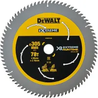 DeWalt rundsavsklinger til akkusave, Ø305/30 mm, 78 td.