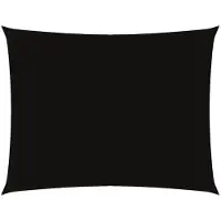 vidaXL Solsegel oxfordtyg rektangulärt 4x5 m svart