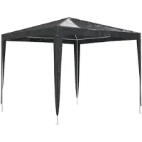 vidaXL Professionellt partytält 2,5x2,5 m antracit 90 g/m²