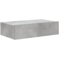 vidaXL Tv-bänkar med LED-belysning 2 st betonggrå 60x35x15,5 cm