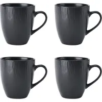 MIKASA Jardin Midnight 420ml Mugg 4 Enheter