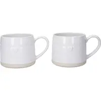 MIKASA Heart 380ml Mugg 2 Enheter