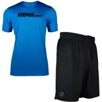 KEEPERsport Träningsdräkt blå / svart / vit