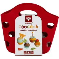 Eurekakids Träcupcakes Att Leka Med. Bygg Och Skapa